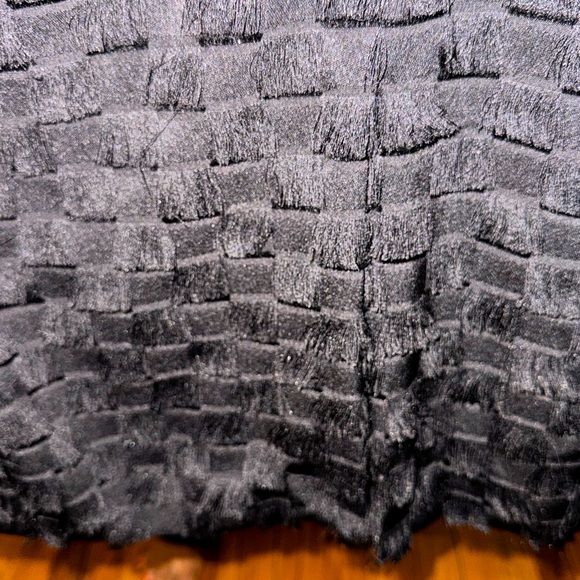 BR Factory Fringe Skirt with slit Size 14 - Picture 2 of 2